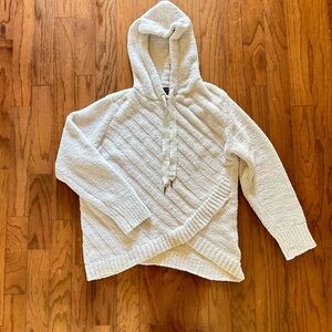 Vera Wang Cream Hooded Sweater